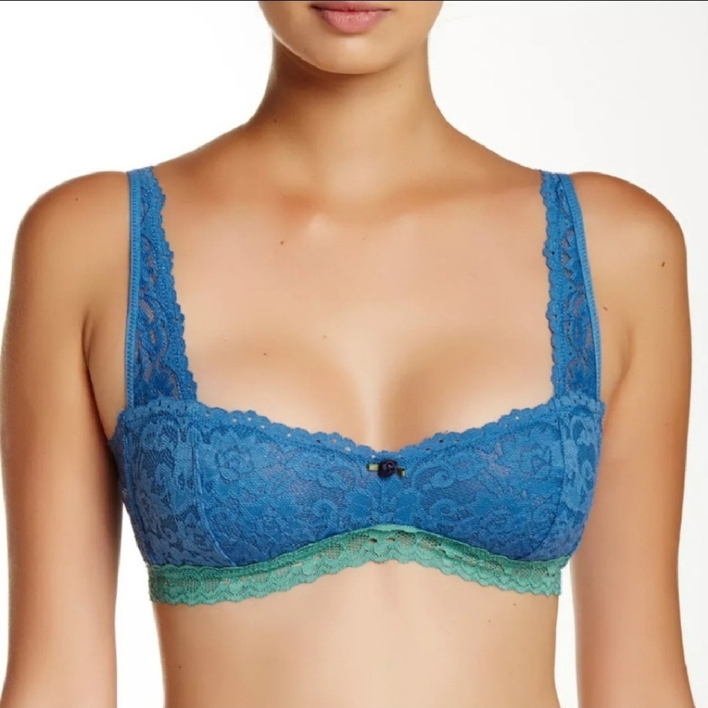 Free People demi balconette bralette S